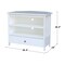 International Concepts Mission Corner TV Stand, White TV08-27 - alternate 9